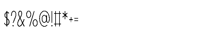 Existential Extra Light Condensed Italic Font OTHER CHARS