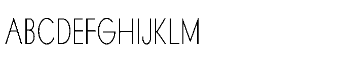 Existential Extra Light Condensed Italic Font UPPERCASE