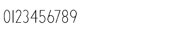 Existential Extra Light Condensed Font OTHER CHARS