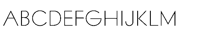 Existential Extra Light Font UPPERCASE