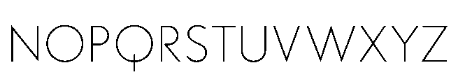 Existential Extra Light Font UPPERCASE