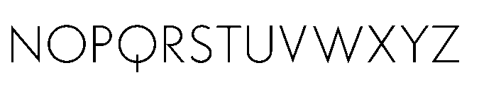 Existential Light Font UPPERCASE