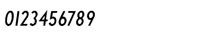 Existential Medium Condensed Italic Font OTHER CHARS