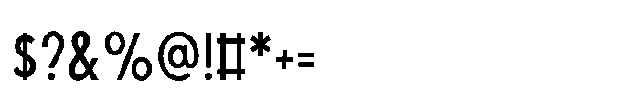 Existential Medium Condensed Font OTHER CHARS