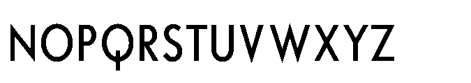 Existential Medium Condensed Font UPPERCASE