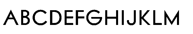 Existential Medium Font UPPERCASE