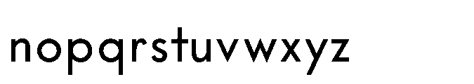Existential Medium Font LOWERCASE