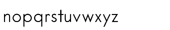 Existential Regular Font LOWERCASE