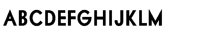 Existential Semi Bold Condensed Font UPPERCASE