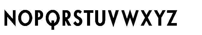 Existential Semi Bold Condensed Font UPPERCASE