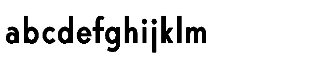 Existential Semi Bold Condensed FONT