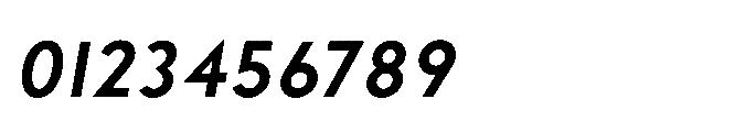 Existential Semi Bold Italic Font OTHER CHARS