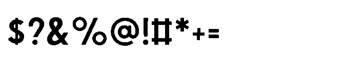 Existential Semi Bold Font OTHER CHARS