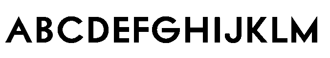 Existential Semi Bold Font UPPERCASE