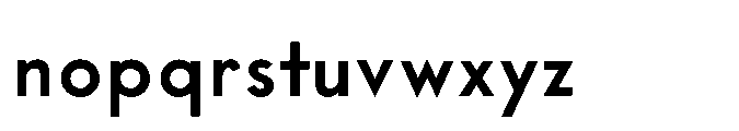 Existential Semi Bold Font LOWERCASE