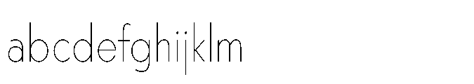 Existential Thin Condensed FONT