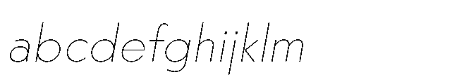 Existential Thin Italic FONT