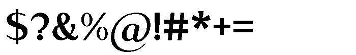 Existo Bold Font OTHER CHARS