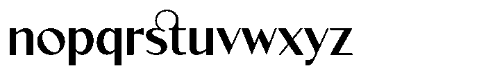 Existo Bold Font LOWERCASE