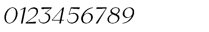 Existo Italic Font OTHER CHARS