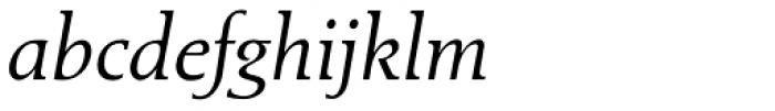 Exlibris Std Italic Font LOWERCASE