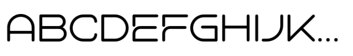Exmachino Regular Font UPPERCASE