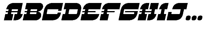 Exmora Italic Font UPPERCASE