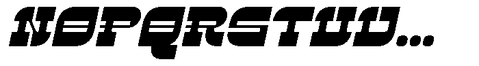 Exmora Italic Font UPPERCASE