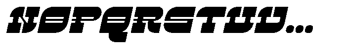 Exmora Italic Font LOWERCASE