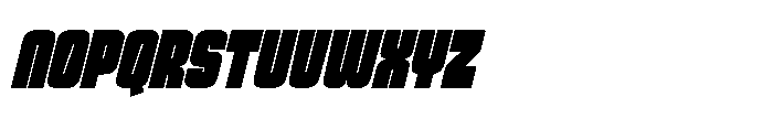 Exodiah Italic Font UPPERCASE