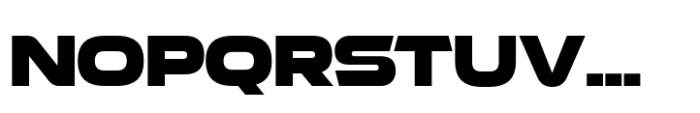 Exofant Black Font UPPERCASE