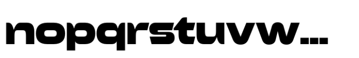 Exofant Black Font LOWERCASE