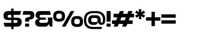 Exofant Bold Font OTHER CHARS