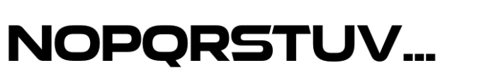 Exofant Bold Font UPPERCASE