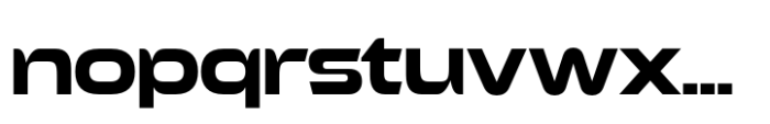 Exofant Bold Font LOWERCASE