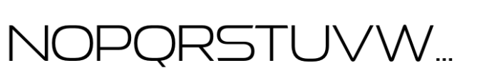 Exofant Extra Light Font UPPERCASE