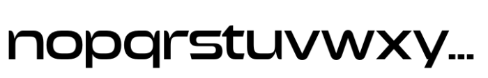 Exofant Medium Font LOWERCASE