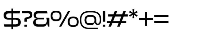 Exofant Regular Font OTHER CHARS