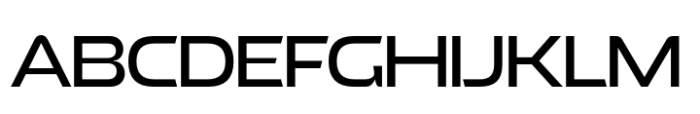 Exofant Regular Font UPPERCASE