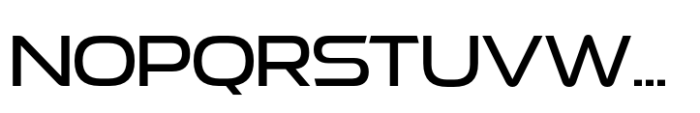 Exofant Regular Font UPPERCASE