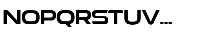 Exofant Semi Bold Font UPPERCASE