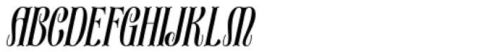 Exotica Italic Font UPPERCASE