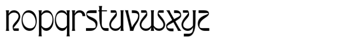 Exotisal Font LOWERCASE