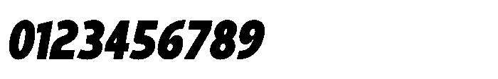 Expandable Black Cnd Close Italic Font OTHER CHARS