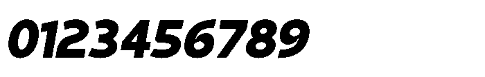 Expandable Black Medium Close Italic Font OTHER CHARS