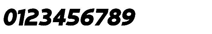Expandable Black Medium Close NC Italic Font OTHER CHARS