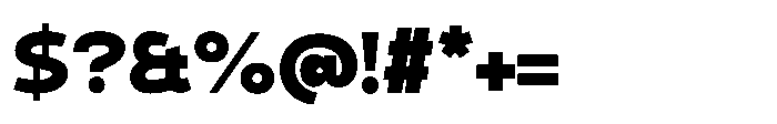 Expandable Black Medium Close NC Font OTHER CHARS