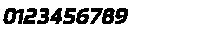 Expandable Black Medium Open Italic Font OTHER CHARS