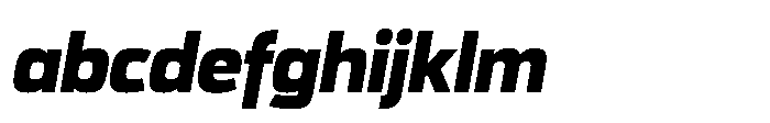 Expandable Black Medium Open NC Italic FONT
