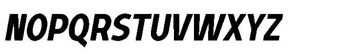 Expandable Bold Cnd Close Italic Font UPPERCASE